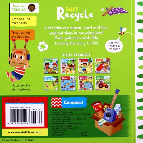 Busy Recycle (Busy Books) [KSIĄŻKA]