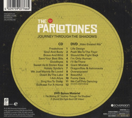 The Parlotones: Journey Through The Shadows Limited Edition [CD] [DVD]