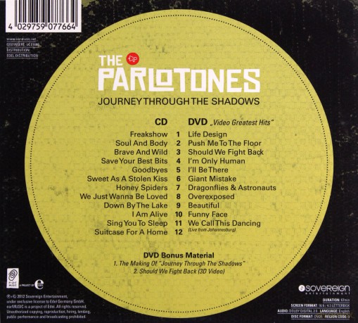 The Parlotones: Journey Through The Shadows Limited Edition [CD] [DVD]