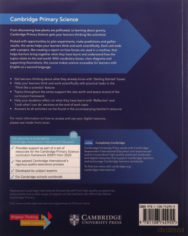 Cambridge Primary Science Learner's Book 5 with Digital Access (1 Year) - Fiona Baxter [KSIĄŻKA]