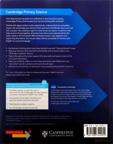 Cambridge Primary Science Learner's Book 5 with Digital Access (1 Year) - Fiona Baxter [KSIĄŻKA]