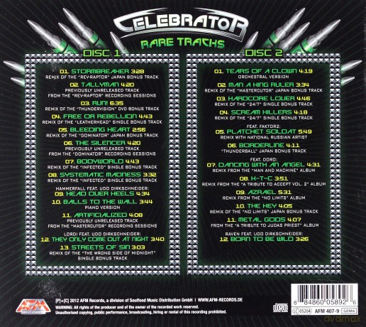 U.D.O.: Celebrator (digipack) [2CD]