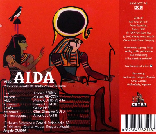Curtis/Verna/Corelli/Zerbini/Q: Verd:Aida [2CD]