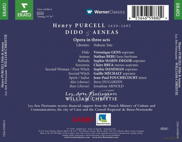 Gens/Berg/Brua/Christie/Laf: PurcIdo&Aeneas [CD]