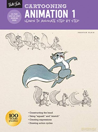 Cartooning: Animation 1 with Preston Blair: Learn to animate step - Preston Blair [KSIĄŻKA]