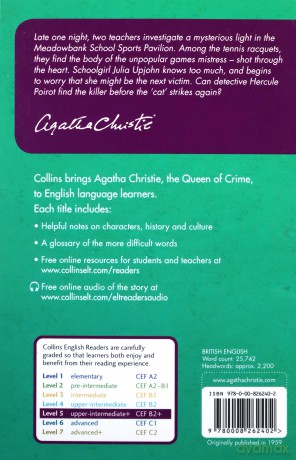 Cat Among Pigeons: B2+ Level 5 (Collins Agatha Christie ELT Readers) [KSIĄŻKA]