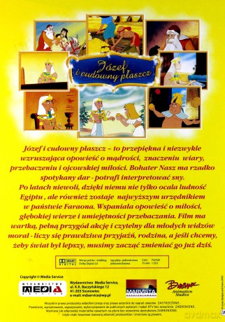 Józef i cudowny płaszcz [DVD]