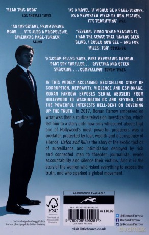Catch and Kill: Lies, Spies and a Conspiracy to Protect Predators - Ronan Farrow [KSIĄŻKA]