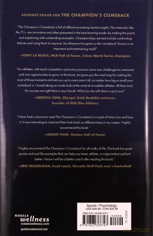 Champion's Comeback, The: How Great Athletes Recover, Reflect, and Re-Ignite - Afremow,, Jim PhD [KSIĄŻKA]