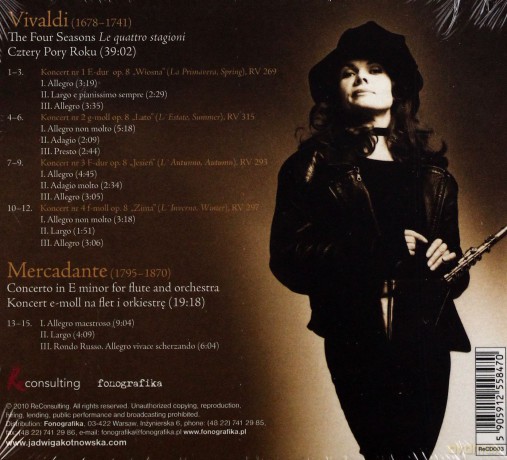 Jadwiga Kotnowska: Cztery pory roku Vivaldiego [CD]