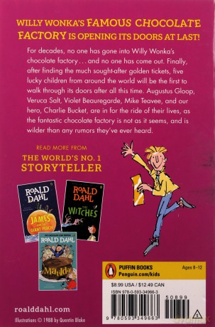 Charlie and the Chocolate Factory: The Golden Edition - Roald Dahl [KSIĄŻKA]