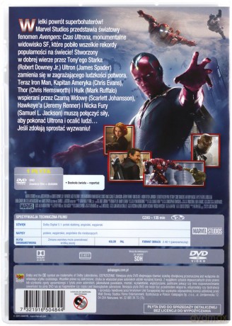Avengers: Czas Ultrona [DVD]