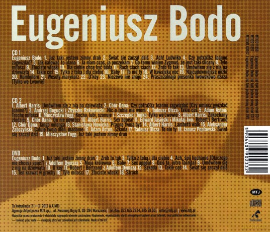 Eugeniusz Bodo: Już taki jestem zimy drań [BOX] [2CD]+[DVD]