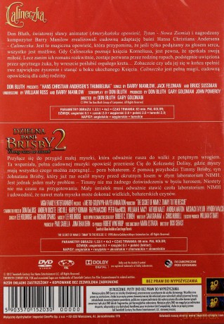 Calineczka / Dzielna Pani Brisby 2 [BOX] [2DVD]