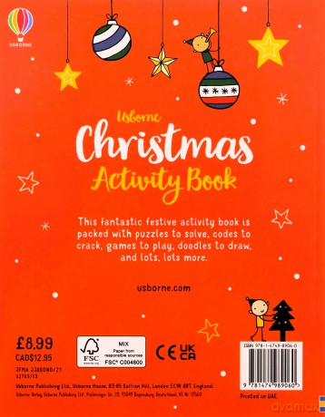 Christmas Activity Book - Erica Harrison [KSIĄŻKA]
