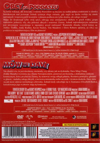 Obcy Na Poddaszu / Mów Mi Dave [2DVD]