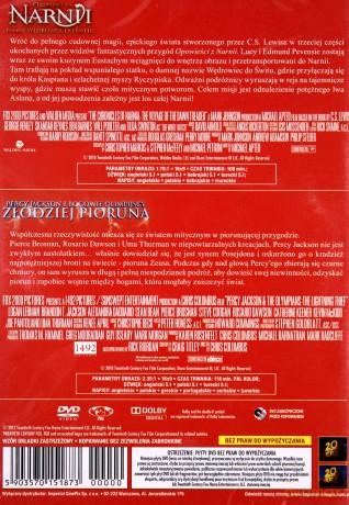Opowieści z Narnii 3 / Percy Jackson I Bogowie Olimpijscy: Złodziej Pioruna [2DVD]