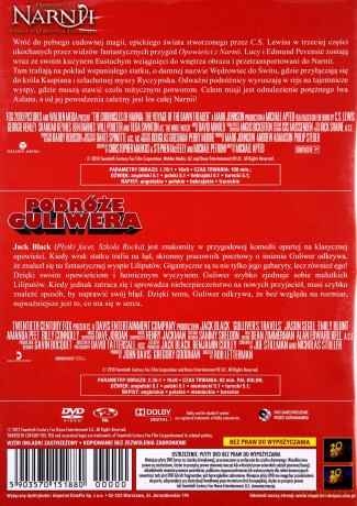 Opowieści Z Narnii Podróż Wędrowca do Świtu / Podróże Guliwera [2DVD]