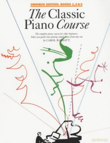 CLASSIC PIANO COURSE, SMALL FORMAT PF: Books 1-3 - Carol Barratt [KSIĄŻKA]