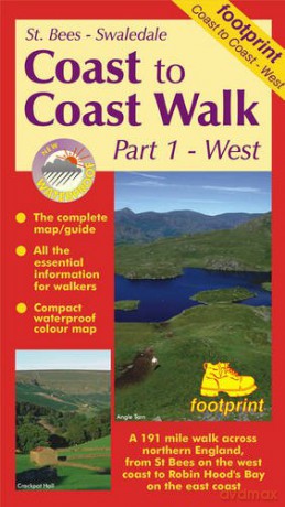 Coast to Coast Walk: St.Bees to Swaledale Pt. 1 (Long distance walks maps) [KSIĄŻKA]
