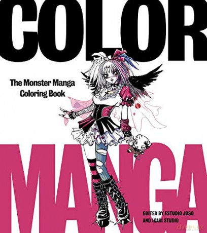 Color Manga: The Monster Manga Coloring Book - Estudio Joso [KSIĄŻKA]