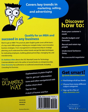 Complete MBA For Dummies 2e - Kathleen Allen [KSIĄŻKA]