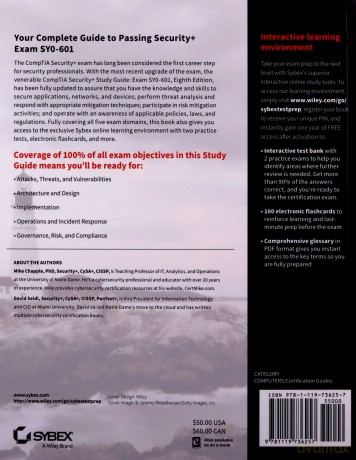 CompTIA Security+ Study Guide: Exam SY0-601 - Mike Chapple [KSIĄŻKA]