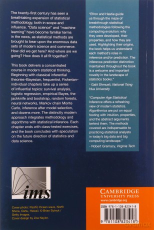 Computer Age Statistical Inference, Student Edition: Algorithms, Evidence, and Data Science: 6 (Institute of Mathematical Statistics Monographs, Series Number 6) - Bradley Efron [KSIĄŻKA]
