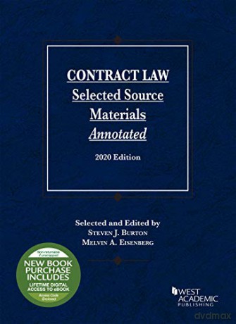 Contract Law, Selected Source Materials Annotated, 2020 Edition (Selected Statutes) - Steven J. Burton [KSIĄŻKA]