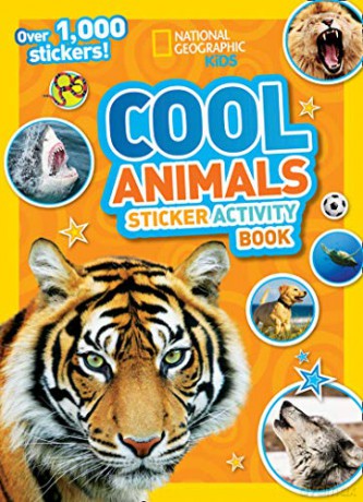 Cool Animals Sticker Activity Book: Over 1,000 stickers! [KSIĄŻKA]