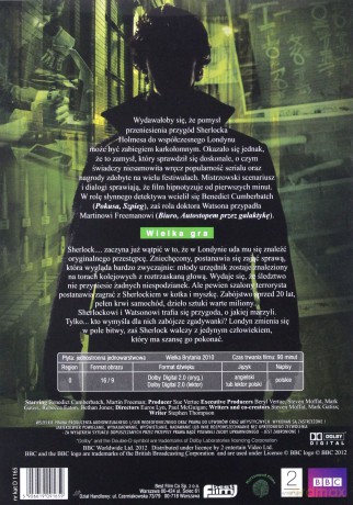 Sherlock seria 1 odc. 3: Wielka gra (BBC) [DVD]