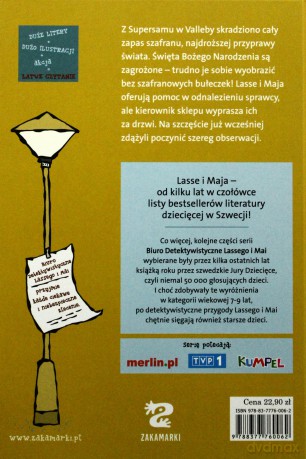 Biuro detektywistyczne Lassego i Mai (Tom 11) - Tajemnica szafranu - Martin Widmark, Helena Willis [KSIĄŻKA]