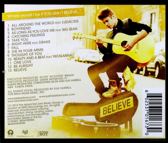 Justin Bieber: Believe [CD]