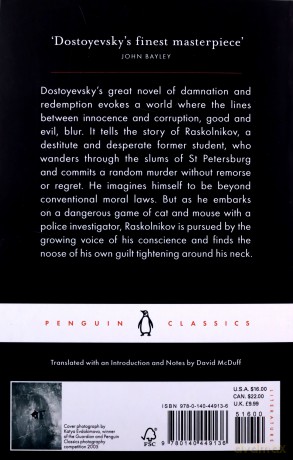 Crime and Punishment: Fyodor Dostoevsky (Penguin Classics) - Fyodor Dostoyevsky [KSIĄŻKA]