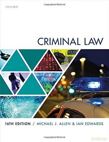 Criminal Law - Michael Allen [KSIĄŻKA]