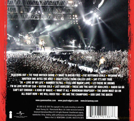 Paul Rodgers Queen: Return Of The Champions [2CD]