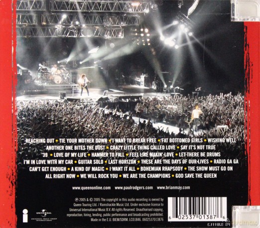 Paul Rodgers Queen: Return Of The Champions [2CD]