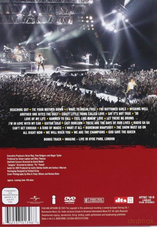 Paul Rodgers Queen: Return Of The Champions [DVD]