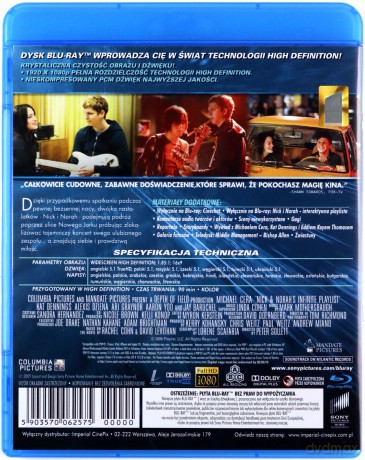 Nick i Norah [Blu-Ray]