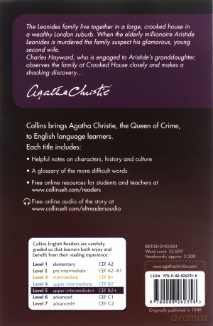 Crooked House: B2+ Level 5 (Collins Agatha Christie ELT Readers) [KSIĄŻKA]