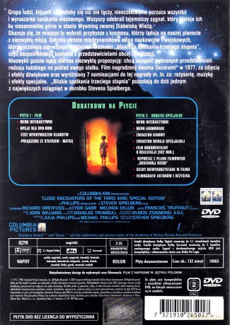 Bliskie spotkania III stopnia Edycja Specjalna [2DVD]