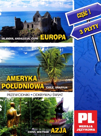 Odkrywaj Świat cz.1 Europa, Ameryka Płd., Azja BOX [3DVD]