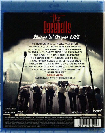 The Baseballs: Stringsnstripes Live [Blu-Ray]