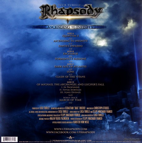 Luca Turillis Rhapsody: Ascending To Infinity (180 gramm) [2xWinyl]
