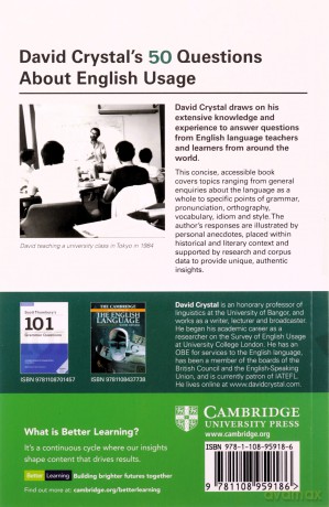 David Crystal's 50 Questions About English Usage Pocket Editions (Cambridge Handbooks for Language Teachers) - David Crystal [KSIĄŻKA]