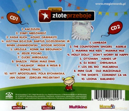 Radio Złote Przeboje Dla Dzieci - Kinder Party [2CD]