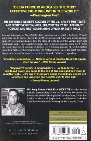 Delta Force: A Memoir - Charlie A Beckwith [KSIĄŻKA]