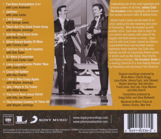 Johnny Cash: The Greatest: Duets [CD]