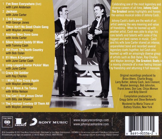 Johnny Cash: The Greatest: Duets [CD]