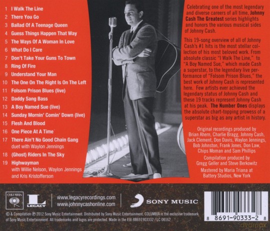 Johnny Cash: The Greatest: The Number Ones [CD]